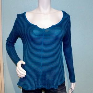 american eagle soft and sexy long sleeve waffle top